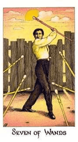 Seven of Wands